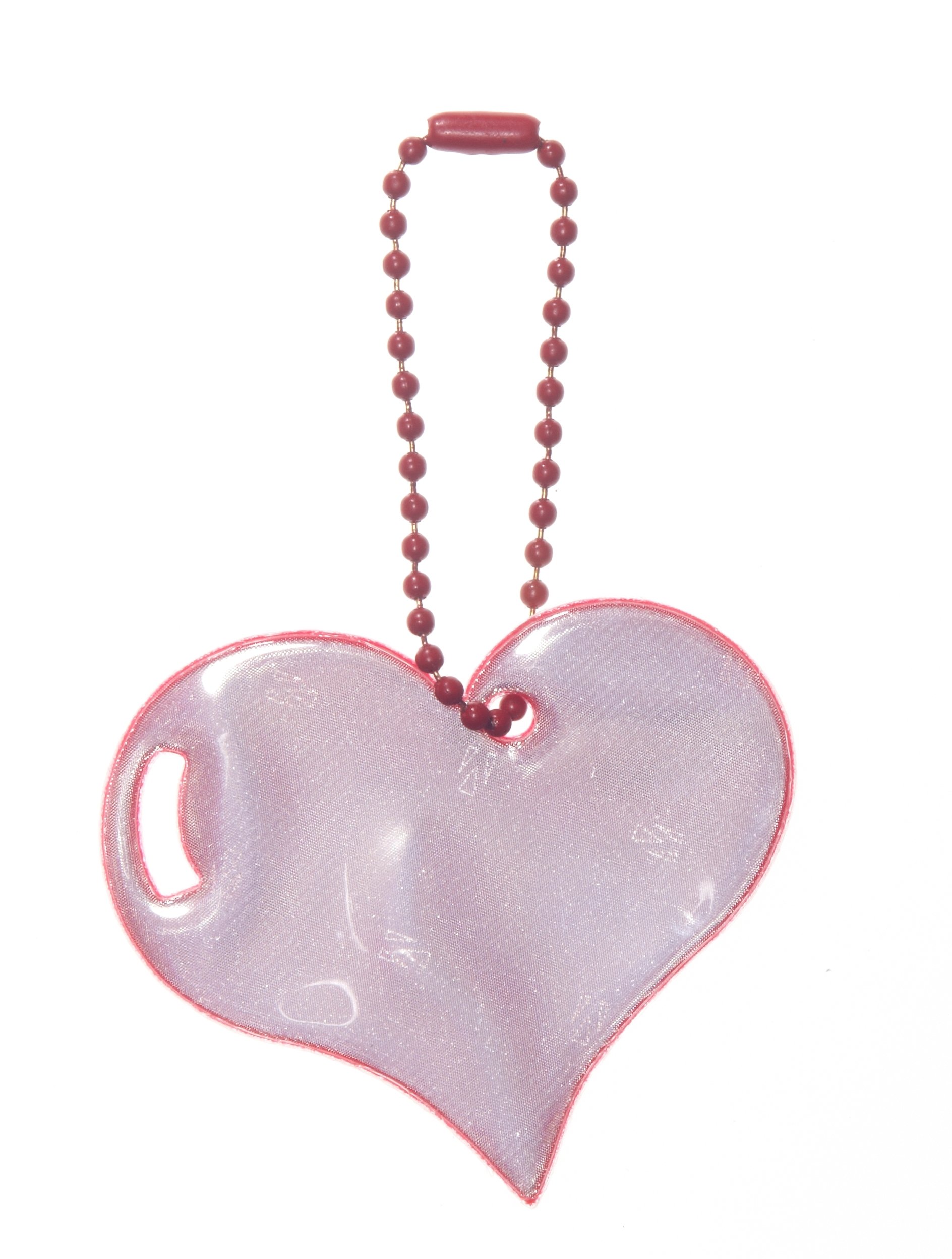 Glimmis グリミス ハート レッド RD 北欧 リフレクター 反射 キーホルダー 再帰性反射素材 横5.7cm×縦5cm GMLRF101020C商品画像