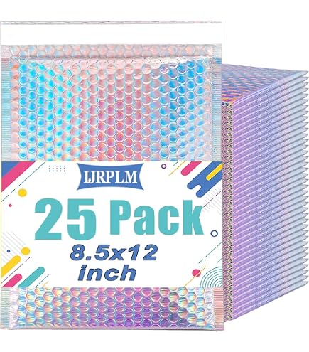 10PCS/Sobres Acolchados De Burbuja Verde Azulado Bolsa De Correo