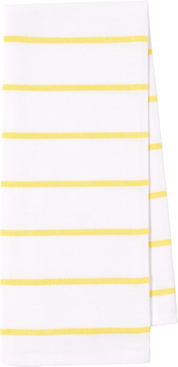 KAF Home Pantry Lemons All Over Kitchen Dish Towel Set of 4, 100-Percent Cotton, 18 x 28-inch: Home & Kitchen