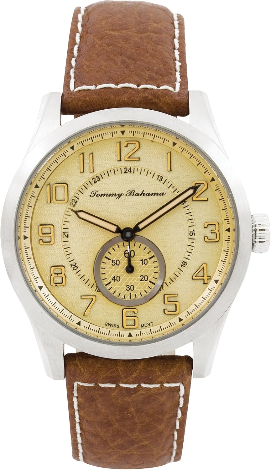 Tommy Bahama de Hombre tb1169 paraíso Aviator Correa de Piel ...