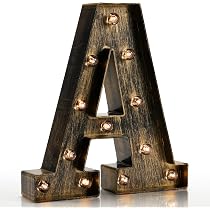 Amazon.com: Vintage Light Up Marquee Letters with Lights ...