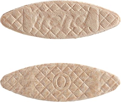 Trend 100pcs Beechwood Joining Biscuits No. 0 47.5x15.5x4mm