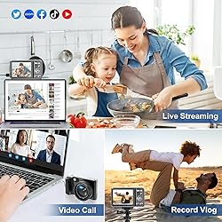 4K Digital Camera,Autofocus 48MP Vlogging Camera