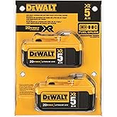 DEWALT 20V MAX XR 5.0AH 2 Pack Batteries