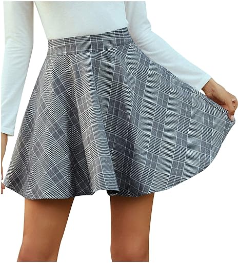 Damen Minirock Mit Lederoptik - Stretchiger Basic-Rock Hohe Taille