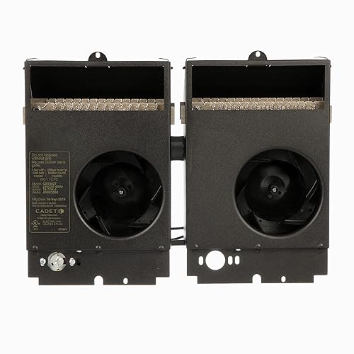 Cadet Com-Pak Twin Electric Wall Heater Assembly Only With