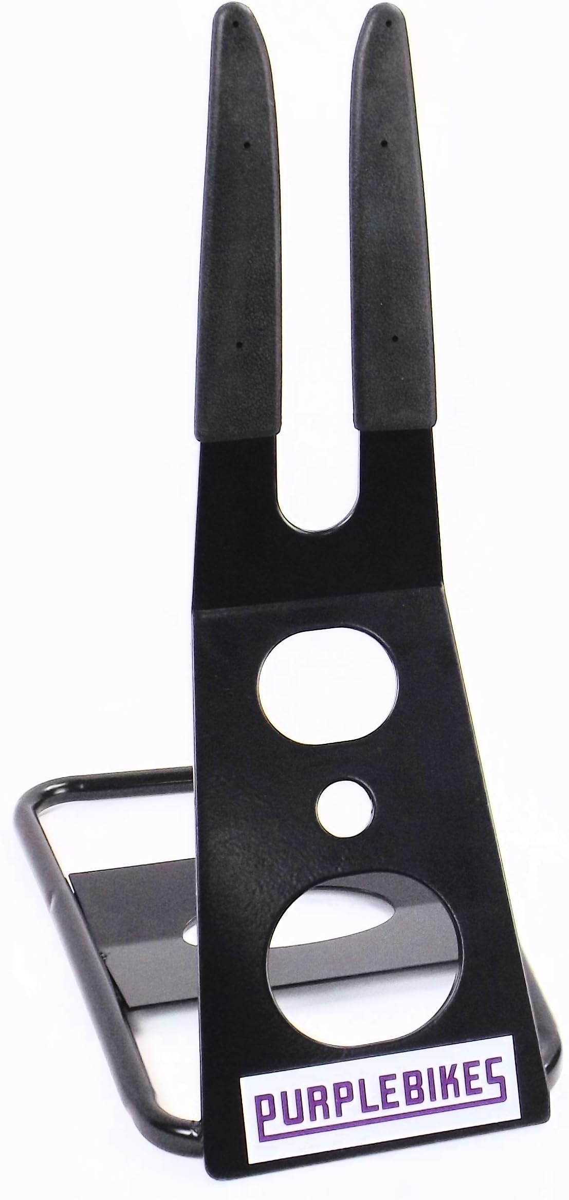 Purplebike Sports Portable Hub Mount Bicycle Stand- Rear Wheel Holder - Great for Indoor, Home & Garage Floor Storage. Perfect Cyclist Accessory For a Safe Biking Fixed Workstand