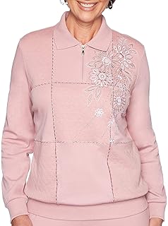 alfred dunner zip up sweaters