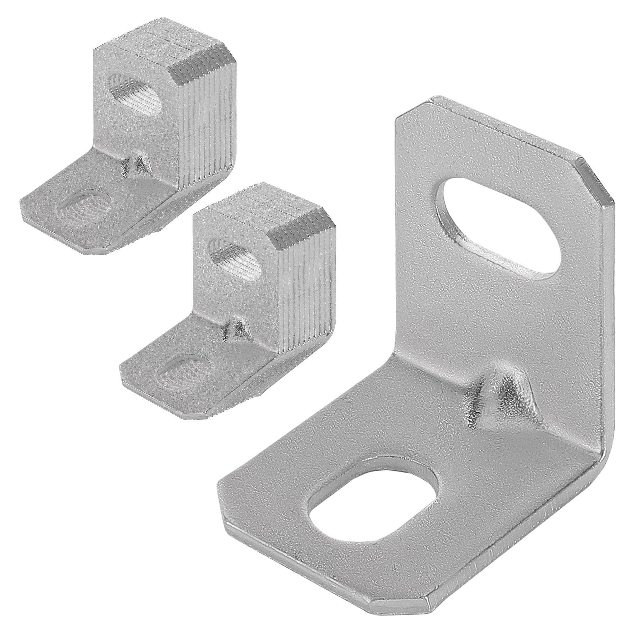 KOTARBAU Adjustment angle 25 x 25 x 18 mm bezel angle connector Euro angle slotted hole adjustment opening beading wood connector mounting angle (25)