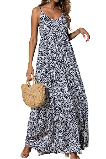 spaghetti strap sundress long