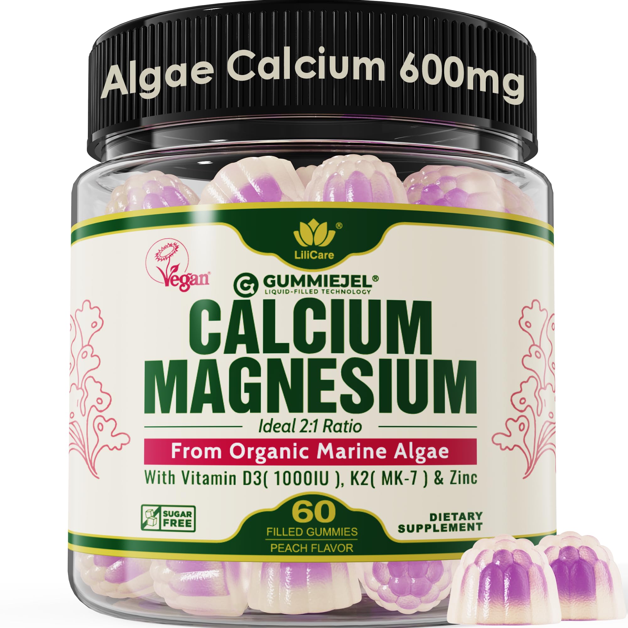 Gummiejel Calcium Magnesium