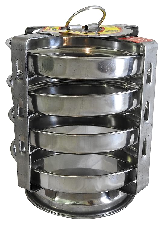 Buy BHOOMI CREATIONS StainlessSteel Thatte Idli/Dhokla Stand 4 Plate