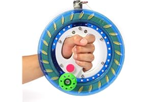 E-TING Kite Reel and Line - 8 Inch Dia with 1000ft High Strength String, Locking Spool for Outdoor Kites, Ideal for Kids, Adults, and Toddlers (Blue)