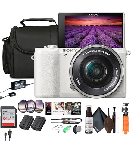 Amazon.com : Sony Alpha a5100 Camera with 16-50mm Lens & Tripod