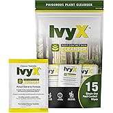 CoreTex Ivy X Post-Contact Poison Ivy Wipes with Resealable Travel Bag - Pack of 15 Single-Use Treatment Wipes to Assist in Removal of Rashes - Also Works on Poison Oak & Sumac Oils