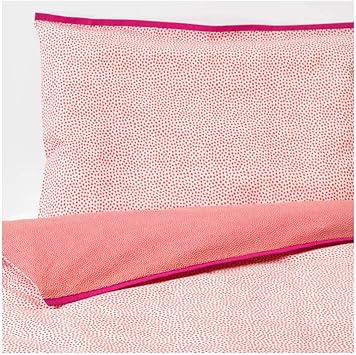 Ikea Asia Klammig Housse De Couette Taie D Oreiller Pour Lit De Bebe Rouge Amazon Fr Cuisine Maison