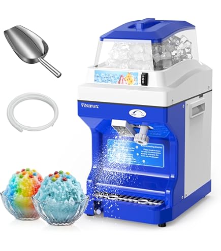 Amazon.com: NEWTRY Commercial Ice Shaver Machine Electric Ice Cube