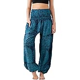 B BANGKOK PANTS Harem Pants Women Yoga Boho Clothes with Pockets