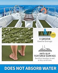 OCEANBROAD Self-Adhesive 48''x16'' Boat Flooring