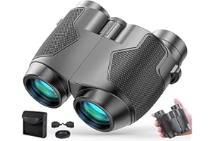 Binoculars 12x50 for Adults and Kids Night Vision Binoculars Compact Binocular Waterproof Binocular Wide Field of View for Bi