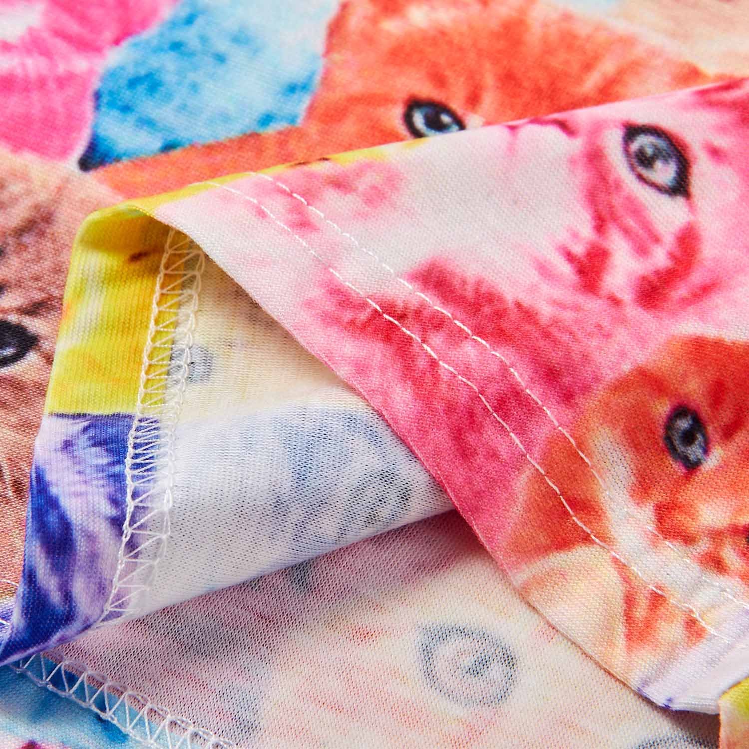 BFUSTYLE Short Sleeve O Neck Undershirt top Tank Shirt for Girls Kids fit 3-4t 1 Pack