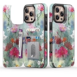 Goodon for iPhone 16 Pro Case Wallet - Flip Folio
