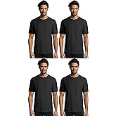 Hanes Men's Pocket T-Shirts 4-Pack Heritage Dyed Short Sleeve Crewneck