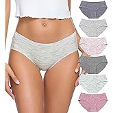 Wealurre Cotton Bikini Women's Breathable Panties Seamless Comfort Underwear
