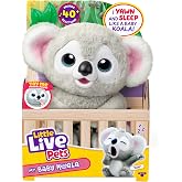 LITTLE LIVE PETS My Baby Koala Kiki, Koala Stuffed Animal | Interactive plush with 40+ sounds and reactions, blinking eyes, yawning, and a 2-in-1 eucalyptus leaf teether