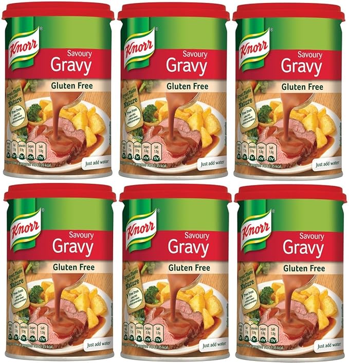 Knorr Gluten free Gravy Granules 185g From Ireland (6 pack) Amazon