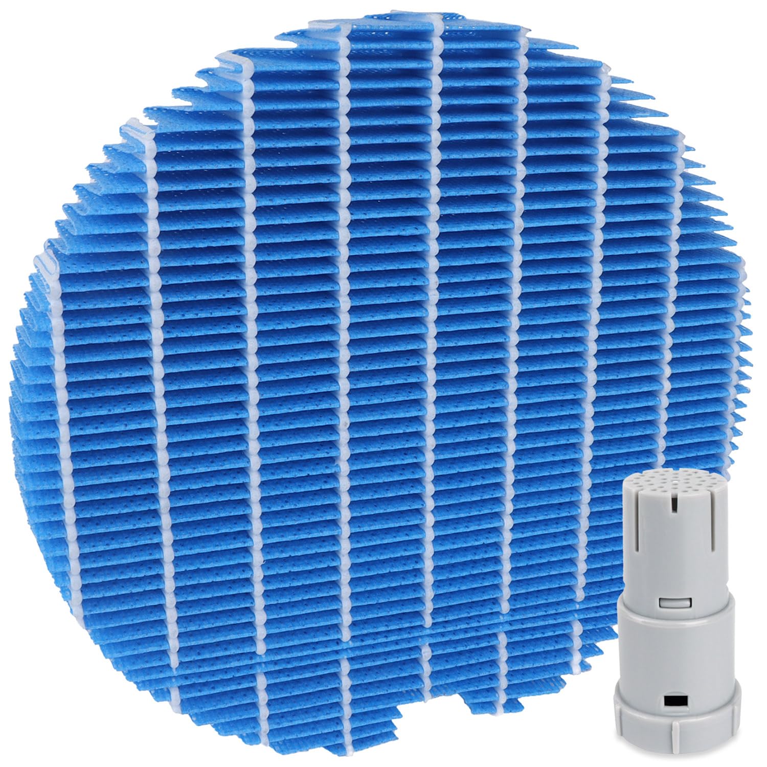 Bilibala FZ-Y80MF 加湿フィルター は独自の特許取得デザインで と FZ-AG01K1 イオンカートリッジ 1個入 KC-A40 KC-A50 KC-D50 KC-E50 KC-B50 KC-N50 KC-F50 KC-G50 KC-L5 KC-J500 KC-H50 KC-50TH4 空気清浄機用 フィルター KC-G40 KC-D70 KC-F70 互換品 2点セット