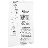 ASVP Shop CVS Receipt Scarf - Double Sided - Fleece Scarf - Made To Look Like A Real CVS Receipt