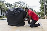 Char-Broil Universal 3-4 Burner Gas Grill Cover Black 140 766 view 5