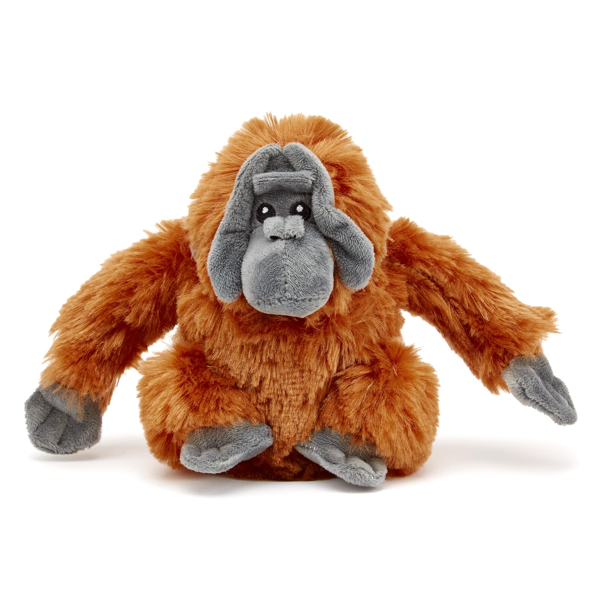 Zappi Co 100% Recycled Plush Orangutan Toy (22cm Width) Stuffed Soft Cuddly Eco Friendly animals Collection For New Born Child First kid — image 1