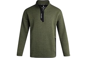 Spyder Men's Quarter Zip Sweatshirt - UPF 30+ Grid Fleece Active Performance Long Sleeve Pullover for Men (Sizes: S-XXL)