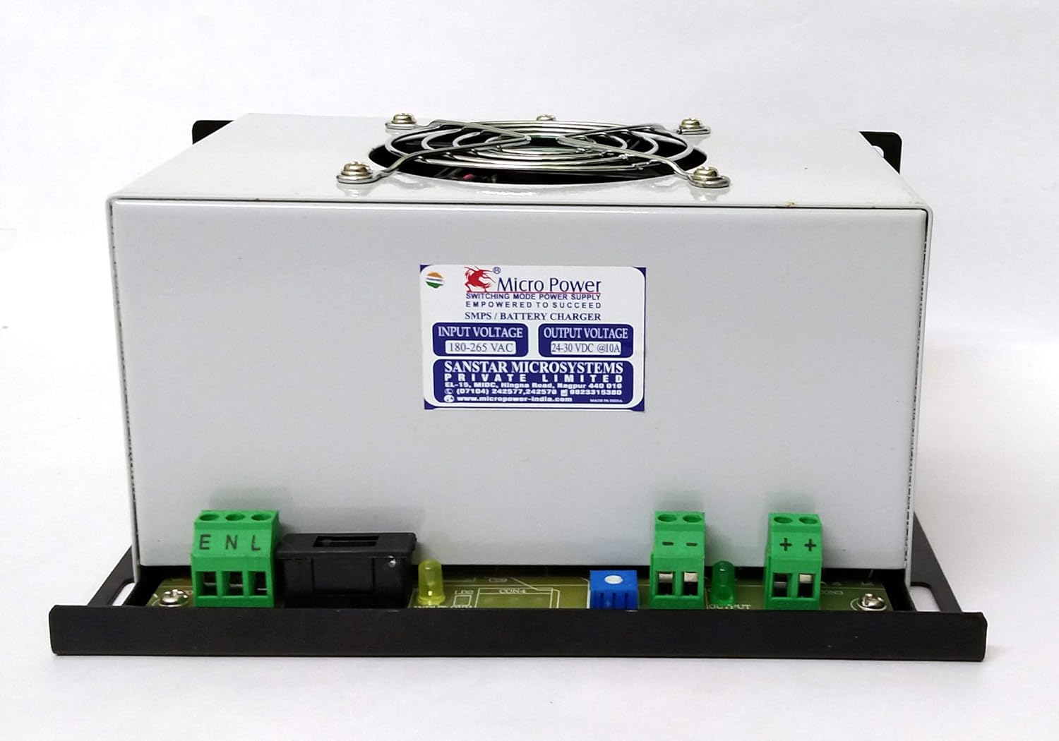 Micro Power 24v 10a Battery Charger Smps Base Auto Cut Off Battery Charger Used For D G Panel Amf Panel Automobile And Inverter Battery Charging Purpose Amazon In Electronics