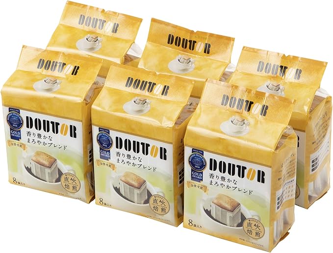 Amazon ドトールコーヒー ドリップパック 香り豊かなまろやかブレンド 8p 6個 ドトールコーヒー 食品 飲料 お酒 通販
