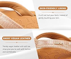 ONCAI Women's Flip Flops Comfortable Summer Beach