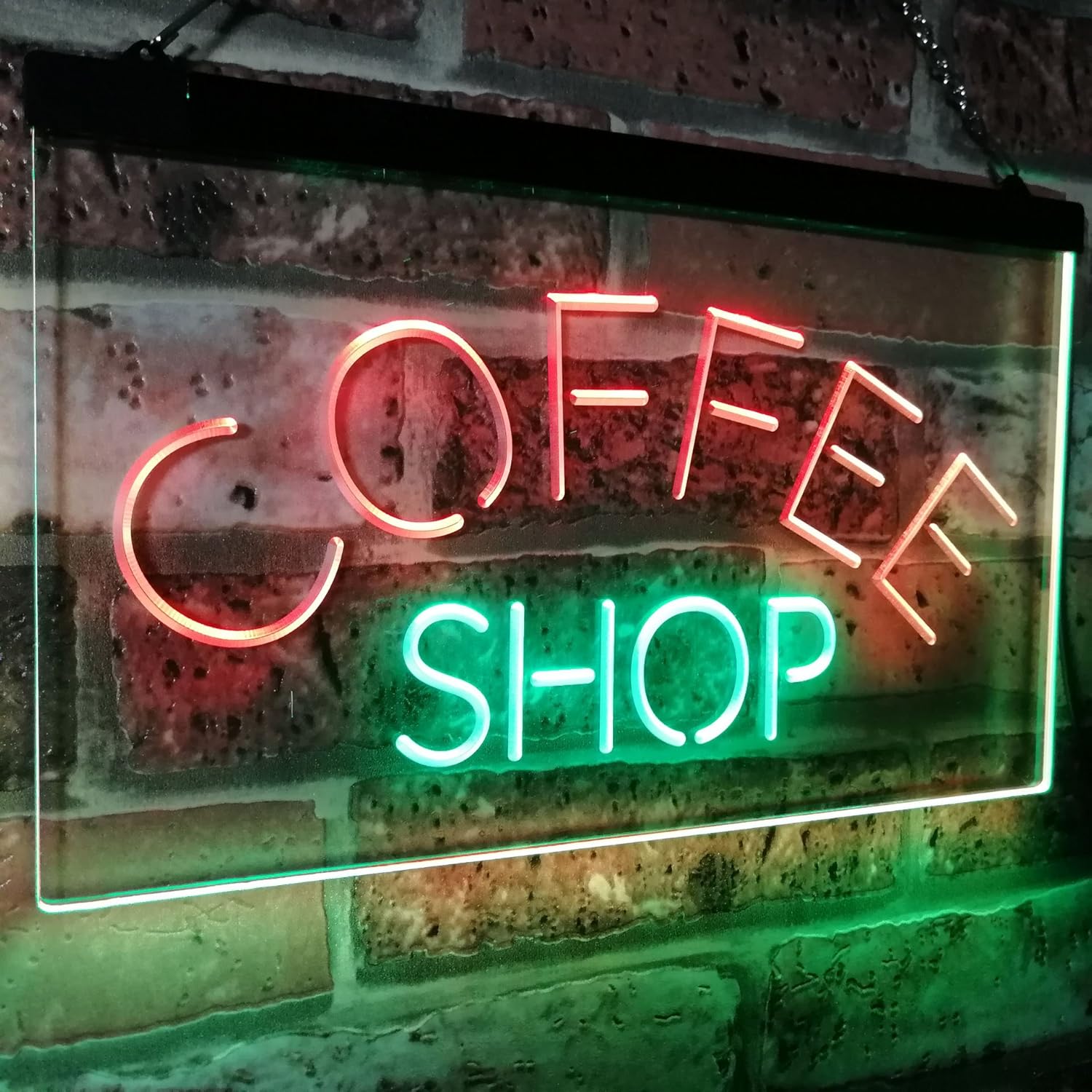 Adv Pro Coffee Shop Kitchen Bistro Decoration Dual Color Led Enseigne Lumineuse Neon Sign Blanc Et Bleu 300 X 210mm St6s32 I2111 Wb Luminaires Exterieur Luminaires Eclairage Dwteam In