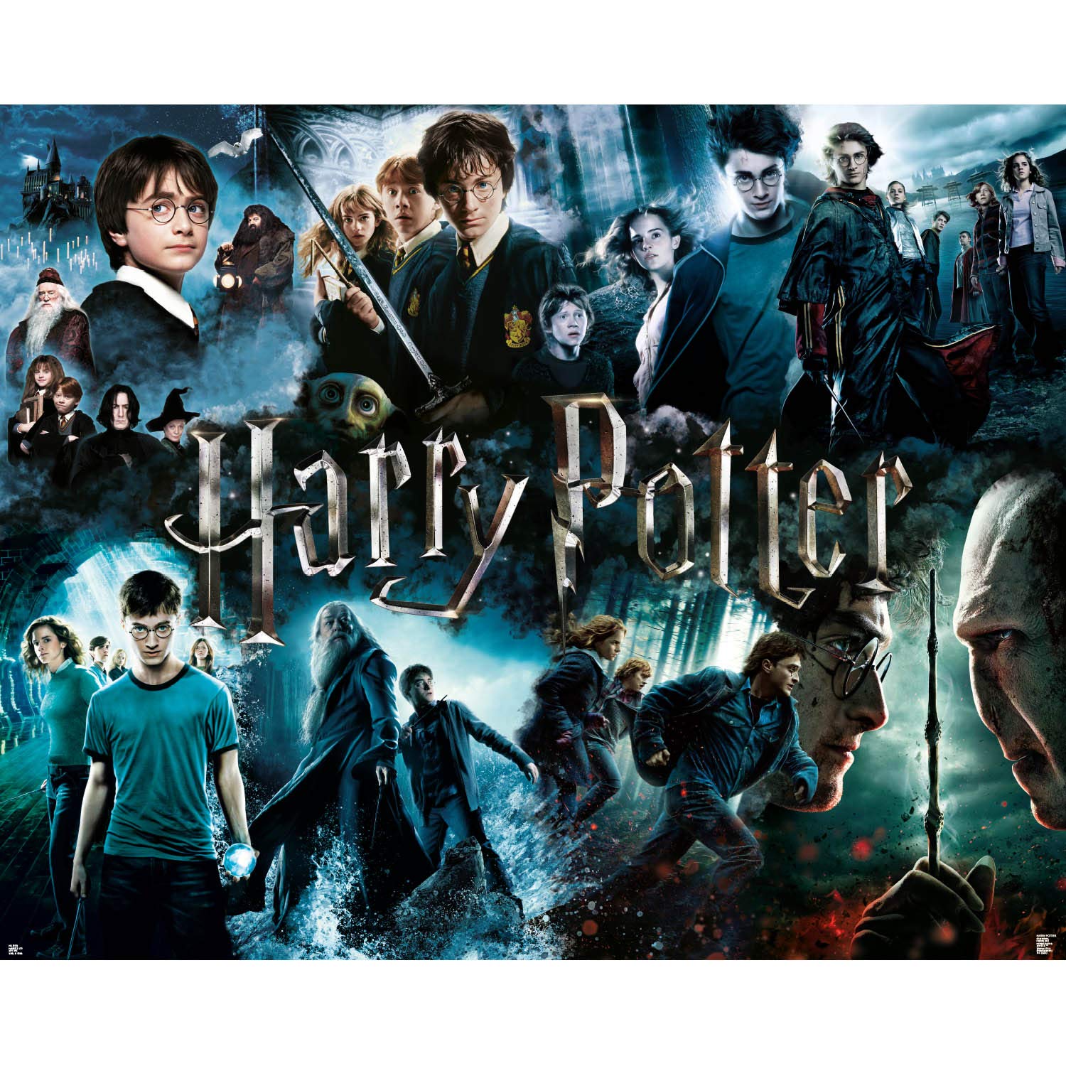 Paladone Harry Potter Collage 1000 piece Puzzle | Officially Licensed 1000 pc Jigsaw