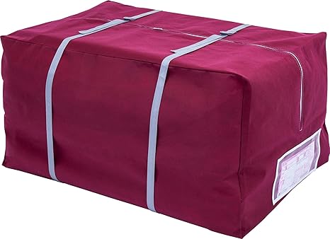 Amazon Co Jp アストロ 布団収納ケース ワインレッド 不織布 ベルト付き 送り状入れ 142 01 ホーム キッチン