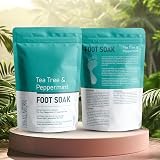 Tarrapu Tea Tree Peppermint Foot Soak Epsom Salt for Hard Skin Antifungal Spa view 2