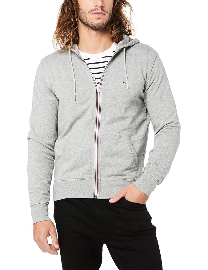 Tommy Hilfiger Herren Core Cotton Zip Hoodie Strickjacke