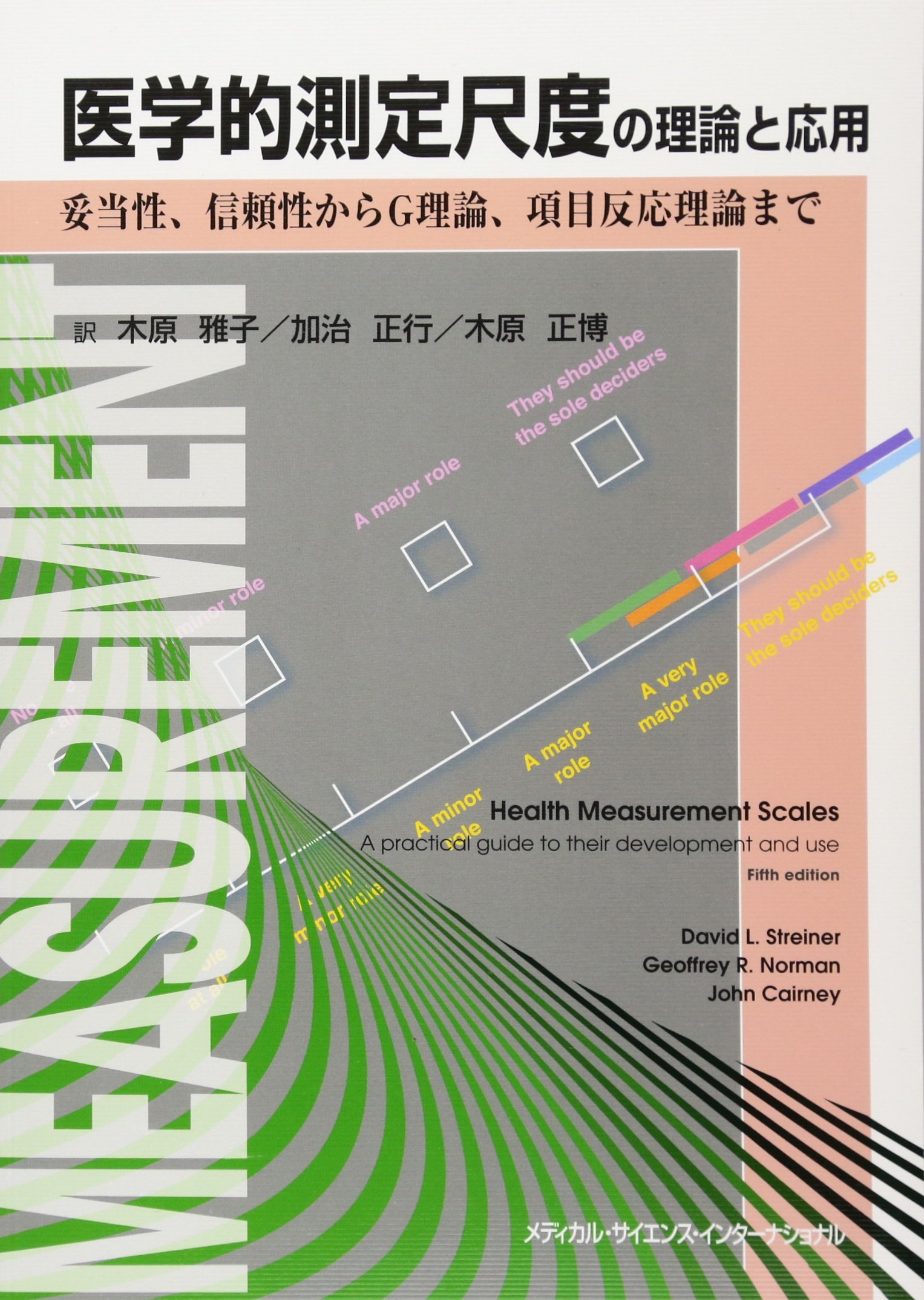 医学的測定尺度の理論と応用 妥当性 信頼性からg理論 項目反応理論まで 木原雅子 加治正行 木原正博 本 通販 Amazon