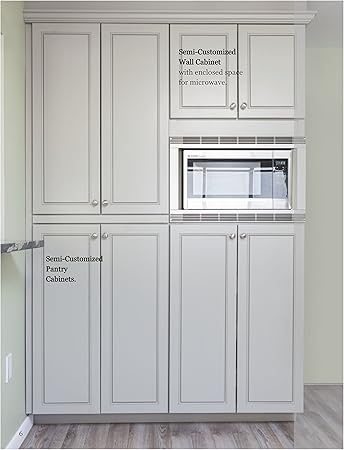 Amazon Com Base Cabinet With One Door One Drawer 9 Greige