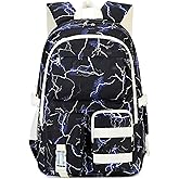 Hidds Laptop Backpacks for Teens Boys Mens Lightning School Bag College Backpack Travel Casual Daypack Bookbags Students