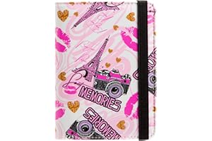 AIRMORS Passport Holder,Cute Passport Cover,Travel Wallet with Credit Card Slots Rfid passport Wallet Waterproof Documents Organizer Women(Eiffel Tower)