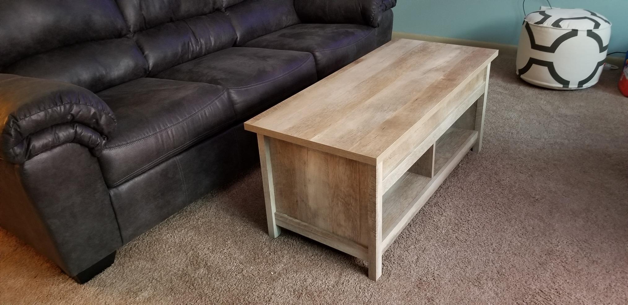 30/mo Finance Sauder Cannery Bridge Lift Top Coffee Table, Lintel