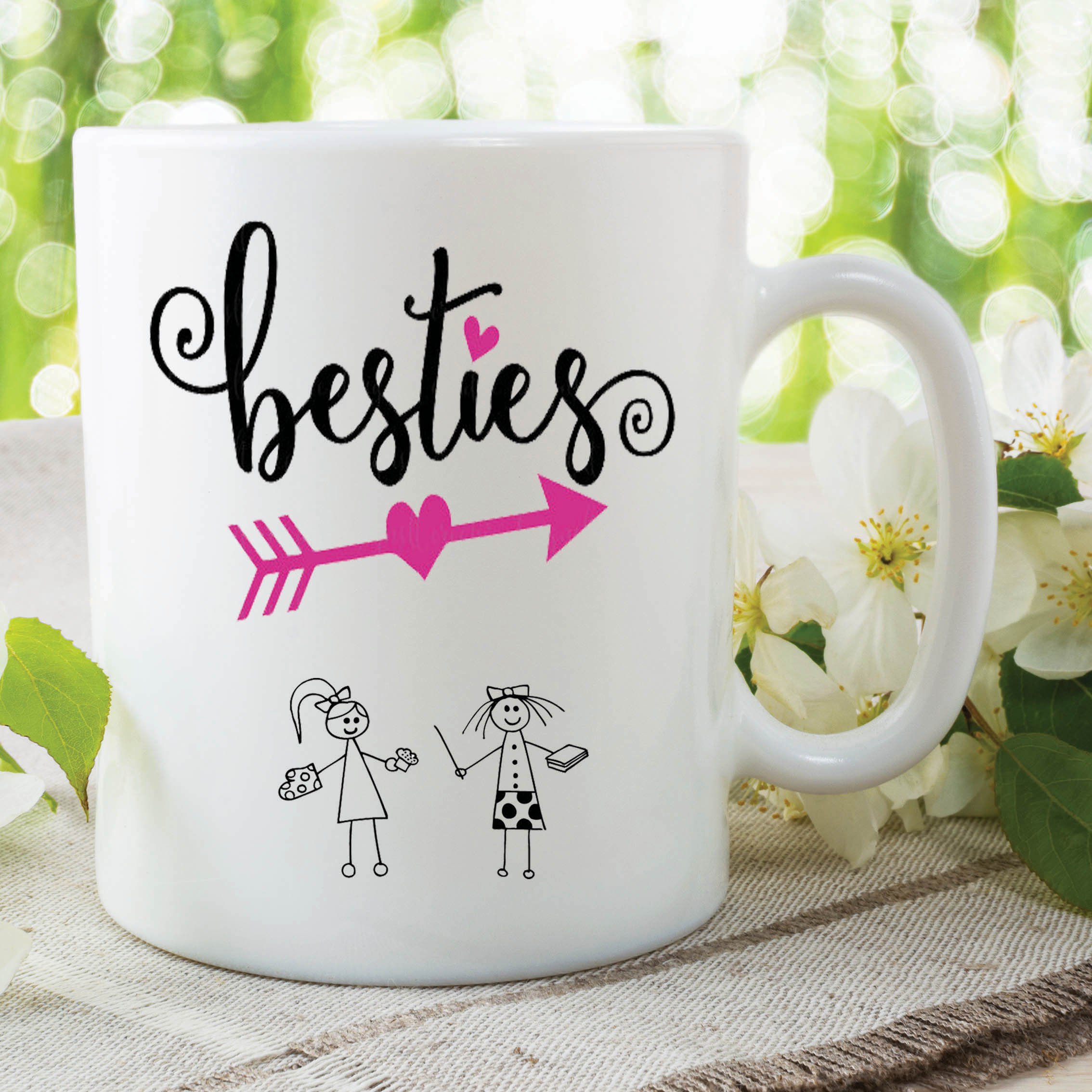 Funny Novelty Mug Besties Best Mates Good Friends Birthday Cup Gift WSDMUG466