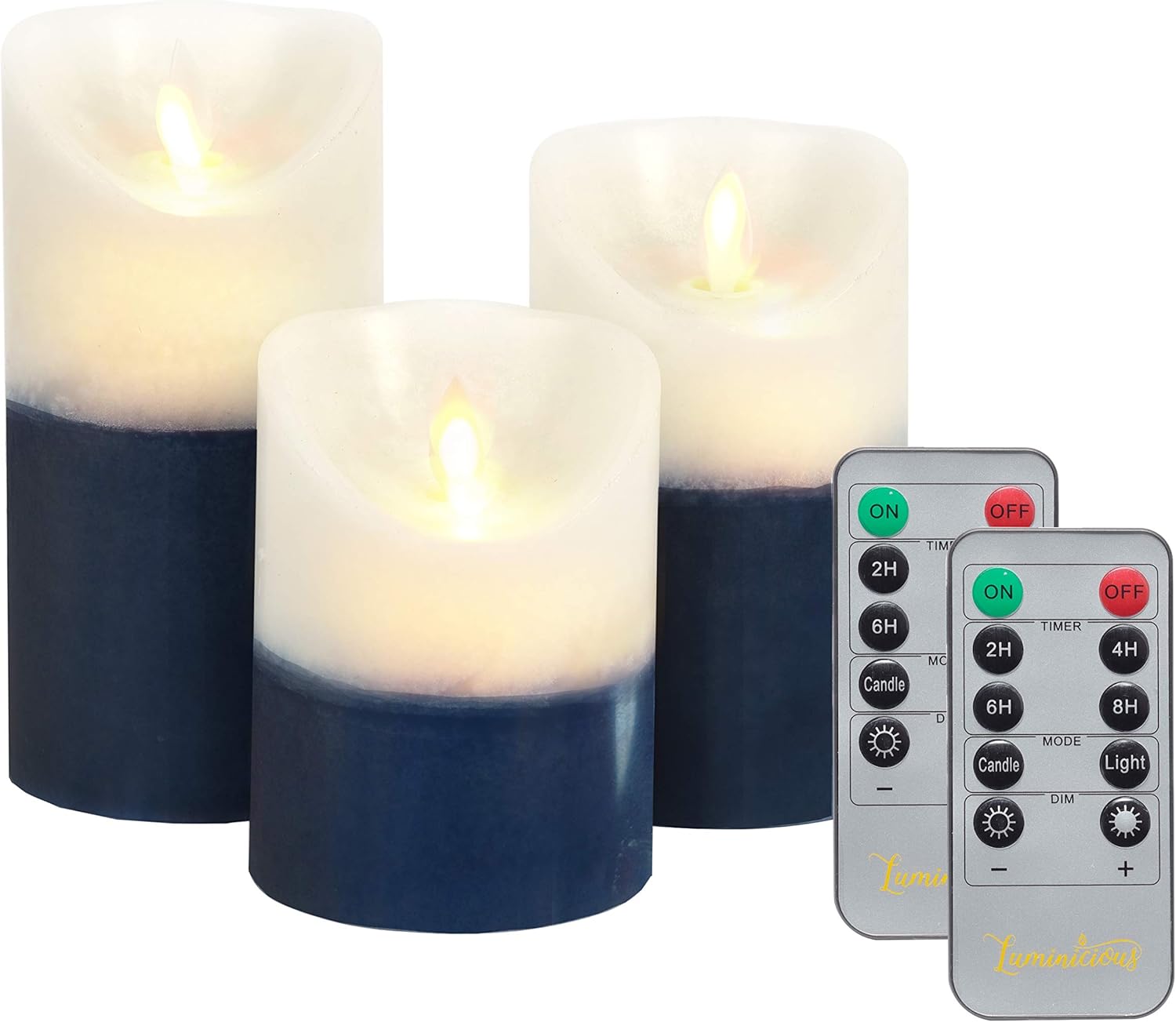 Moving Flameless Candles Flickering LED Battery Operated